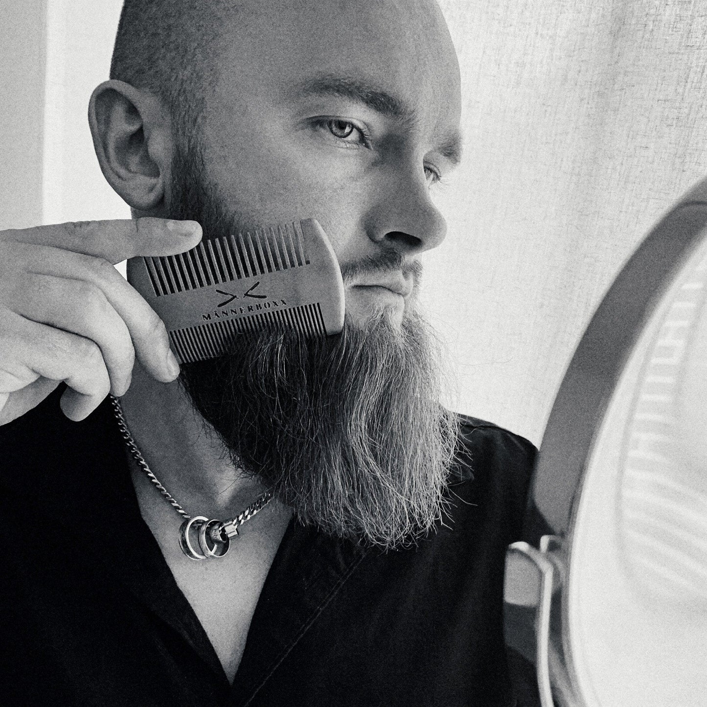 Beidseitiger Bartkamm