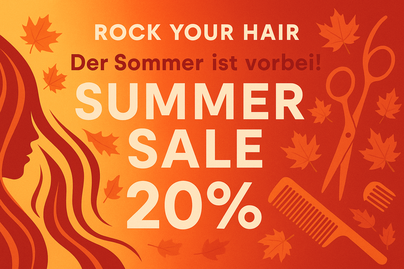 Der Sommer ist vorbei! SUMMER SALE 20%